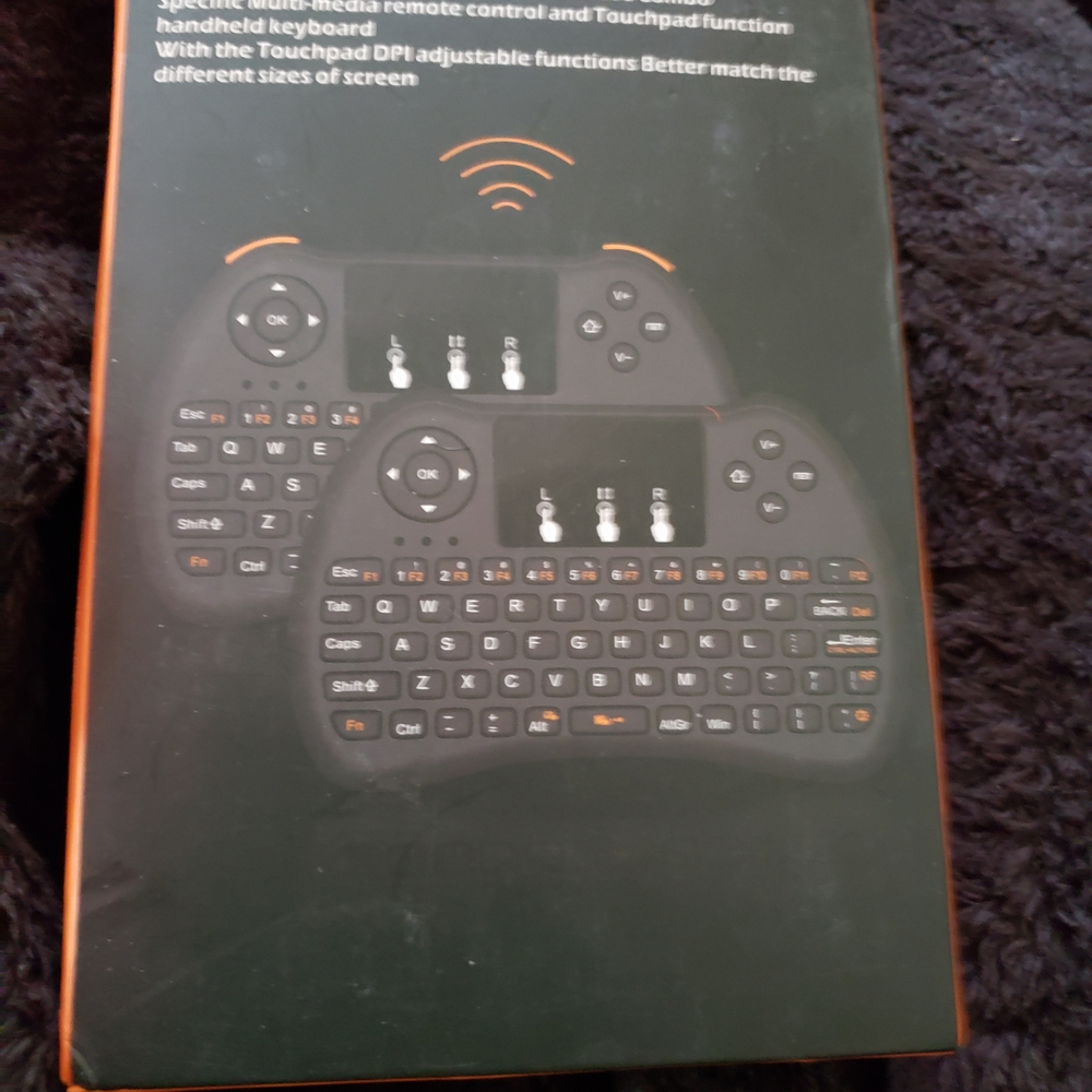 Wireless Handheld Keyboard with Touchpad